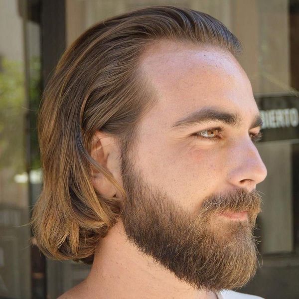 Trendy Hairstyles for Balding Men with Long Hair 4